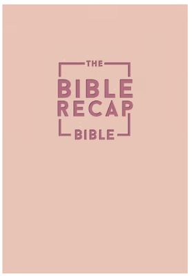 The Bible Recap 365-Day Chronological Study Bible English Standard Version - Imitation Leather, Pink