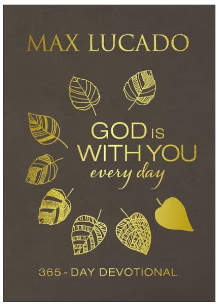 God Is with You Every Day, Deluxe Leathersoft Over Board 365-Day Devotional