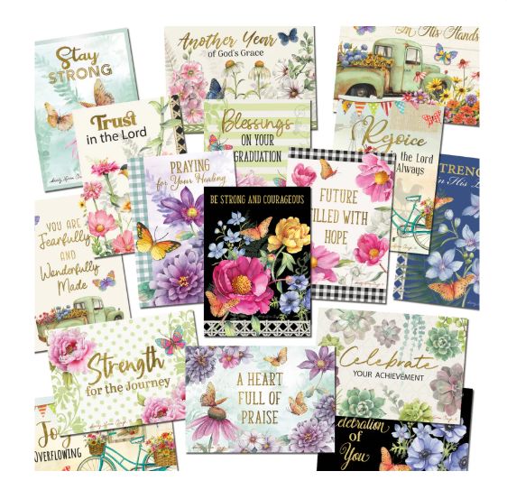 Sandy Clough Inspirational Greeting Card Assortment