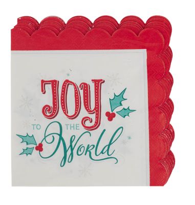 Lunch  Napkins  Paper  12pc  Joy  to  the World