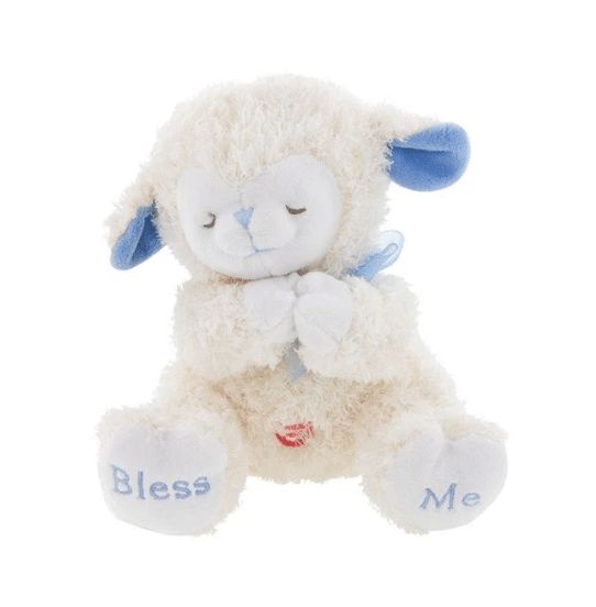 Praying Lamb: Blue