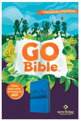 NLT Go Bible for Kids (Leatherlike, Blue Mountains) A Life-Changing Bible for Kids