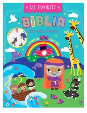 Biblia - Libro Para Colorear Con Pegatinas Bible-Coloring and Sticker Book