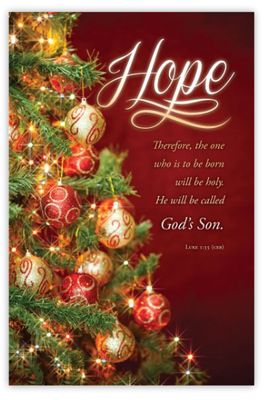 Advent – Hope – Luke 1:35 (CEB) - Pkg 100 – Standard Bulletin