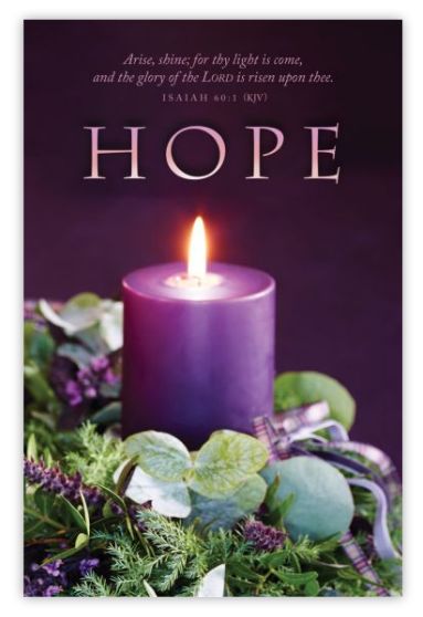 Advent – Hope – Isa 60:1 (KJV) – Pkg 100 – Standard Bulletin
