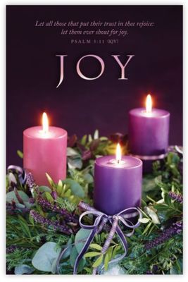 Advent – Joy – Ps 5:11 (KJV) – Pkg 100 – Standard Bulletin