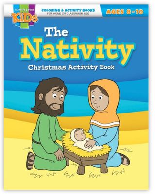 Christmas Coloring/Activity Book - The Nativity - Ages 8-10