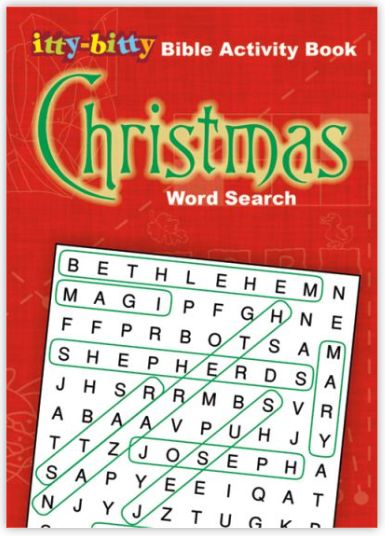 Itty-bitty Activity book - Christmas Word Search