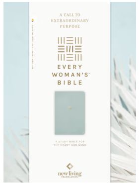NLT Every Woman's Bible, Filament Enabled Leatherlike, Sky Blue, Red Letter