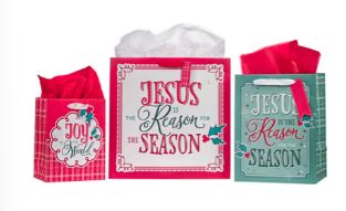 Gift Bag Set 3 pc Jesus is the Reason