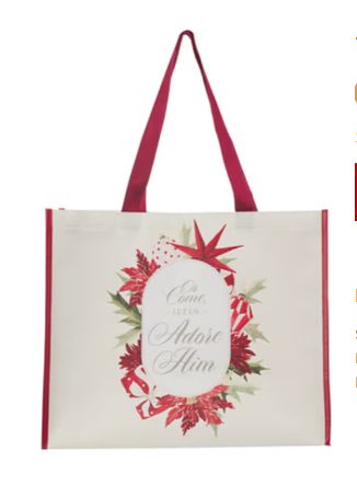 Tote XL Cream Red Adore Him