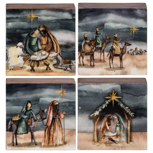 Watercolor Spiritual Art Blocks