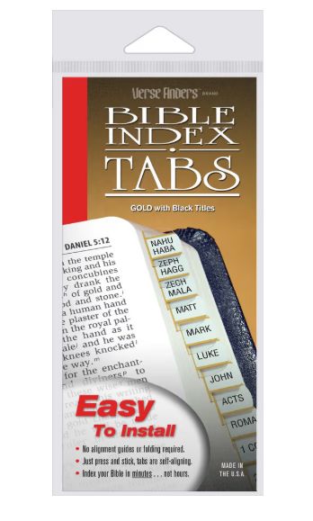 Verse Finders Horizontal Thin Pack Gold