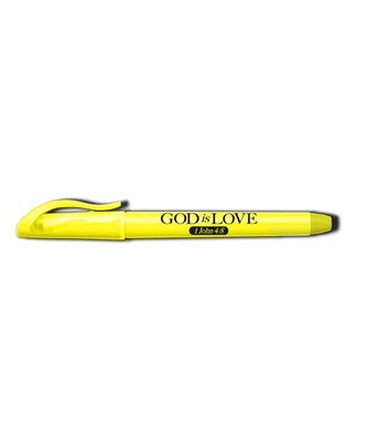 Scripture Sharpie Accent Marker Yellow