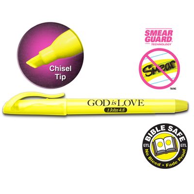Scripture Sharpie Accent Marker Yellow