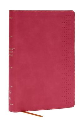Student Study Bible A Guide to Knowing and Living God's Word (NKJV, Pink Leathersoft, Red Letter, Comfort Print)