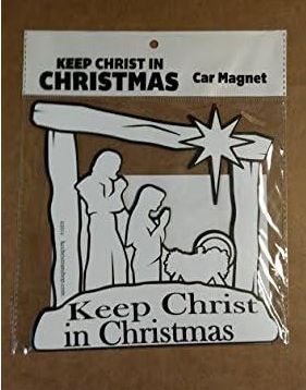 Keep Christ in Christmas Magnet