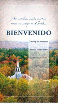 BIENVENIDO Welcome Guest Cards Spanish