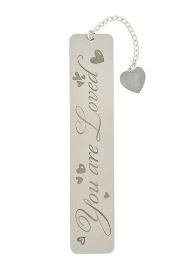 5  H YOU ARE LOVED BOOKMARK IN GIFT BOX; CAROLINE