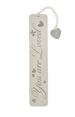 5  H YOU ARE LOVED BOOKMARK IN GIFT BOX; CAROLINE