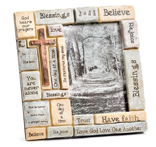 Crossword Vertical Photo Frame 4x6