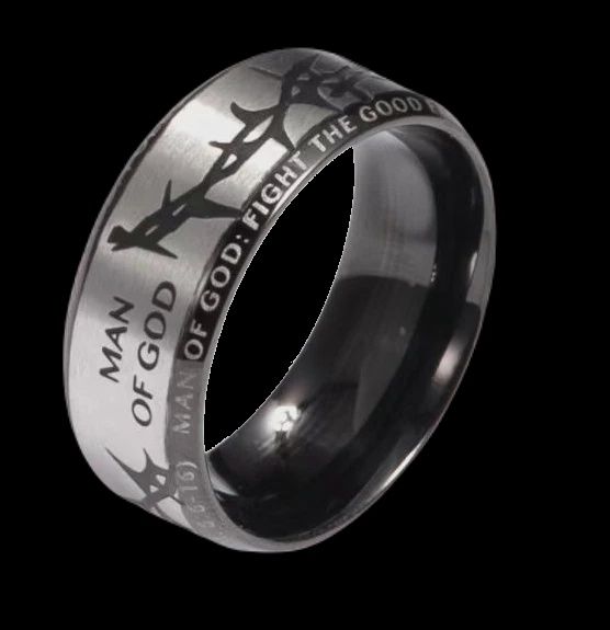 The Crown Ring - Man of God Size 10