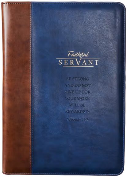 Padfolio Blue Faithful Servant