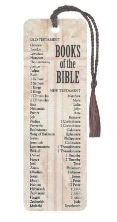 Books Of The Bible Tassel Bookmark