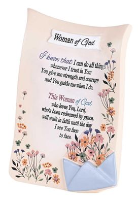Woman of God Tabletop Plaque