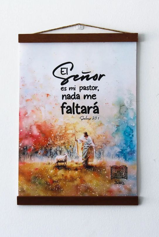 El Senor Es Mi Pastor – Salmo 23:1 Pergaminos Canvas Interactivos