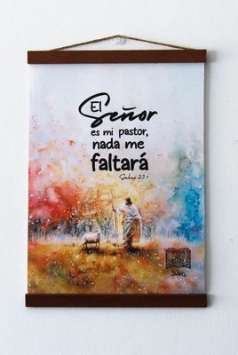 El Senor Es Mi Pastor – Salmo 23:1 Pergaminos Canvas Interactivos