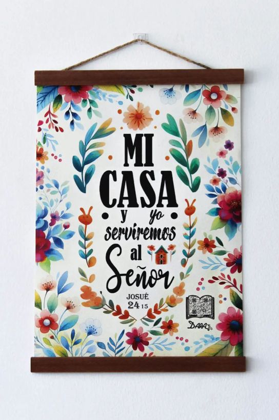 Mi Casa y Yo – Josué 24:15 Pergaminos Canvas Interactivos