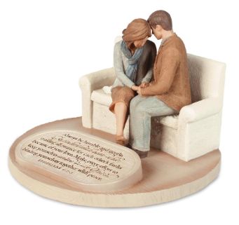 Devoted Praying Couple 4.5in