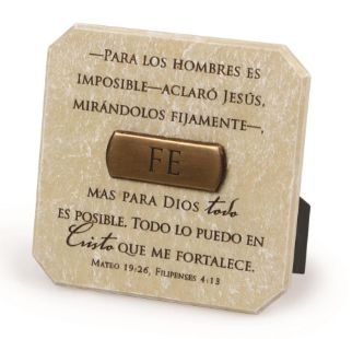 Fe Cast Stone Plaque