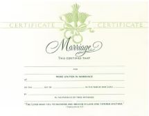 Marriage Certificate 1 Thessalonians 3:21 Pack Of 6