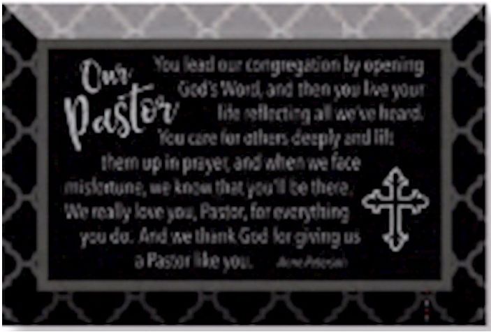 Our Pastor (Easel Backed) (6 X 4)