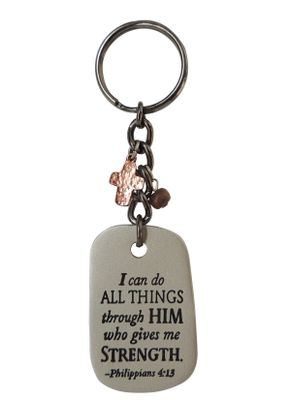 I Can Do All Things Keyring