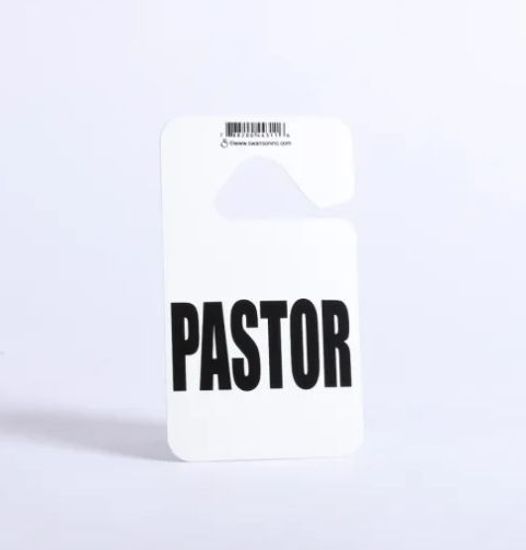 PASTOR AUTO HANGTAG