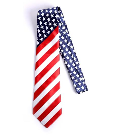 American Flag Tie