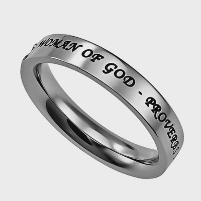 Woman Of God – Proverbs 31 Size 6 Covenant Ring