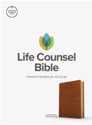 CSB Life Counsel Bible, Burnt Sienna Leathertouch Practical Wisdom for All of Life