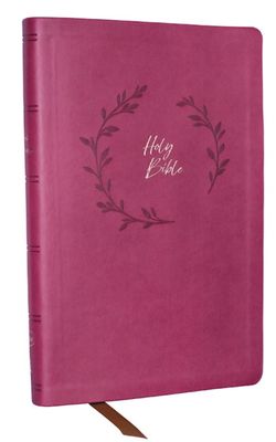 KJV Holy Bible Value Ultra Thinline, Pink Leathersoft, Red Letter, Comfort Print: King James Version
