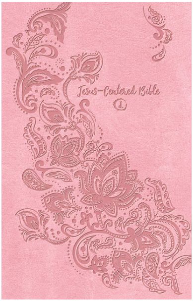 Jesus Centered Bible Pink Leatherette