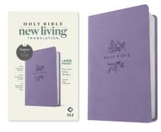 NLT Large Print Premium Value Thinline Bible, Filament Enabled Leatherlike, Lavender Song