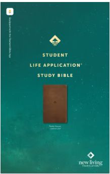 NLT Student Life Application Study Bible, Filament Enabled Leatherlike, Rustic Brown, Red Letter