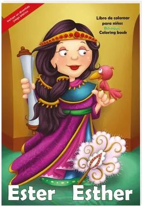Ester – Cuaderno gigante para colorear / Giants coloring books – Esther
