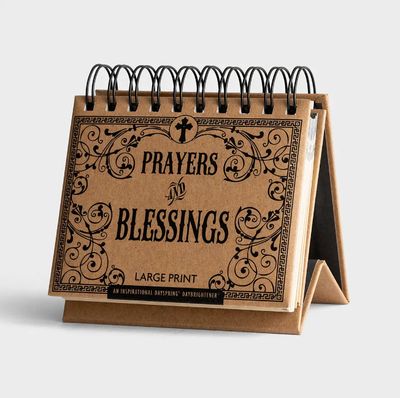 Prayers and Blessings - Large Print - Perpetual Calendar