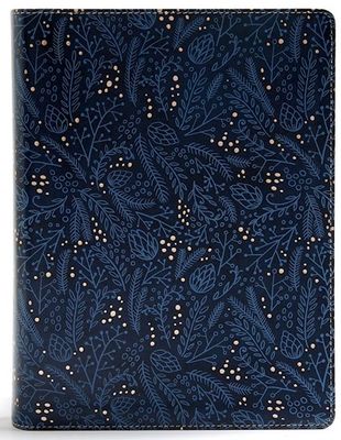 CSB Study Bible-Navy Leathertouch Indexed