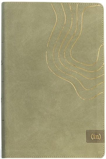 CSB (In)Courage Devotional Bible-Sage Leathertouch