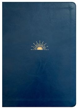 NLT Dayspring Hope &amp; Encouragement Bible Leatherlike, Navy Blue